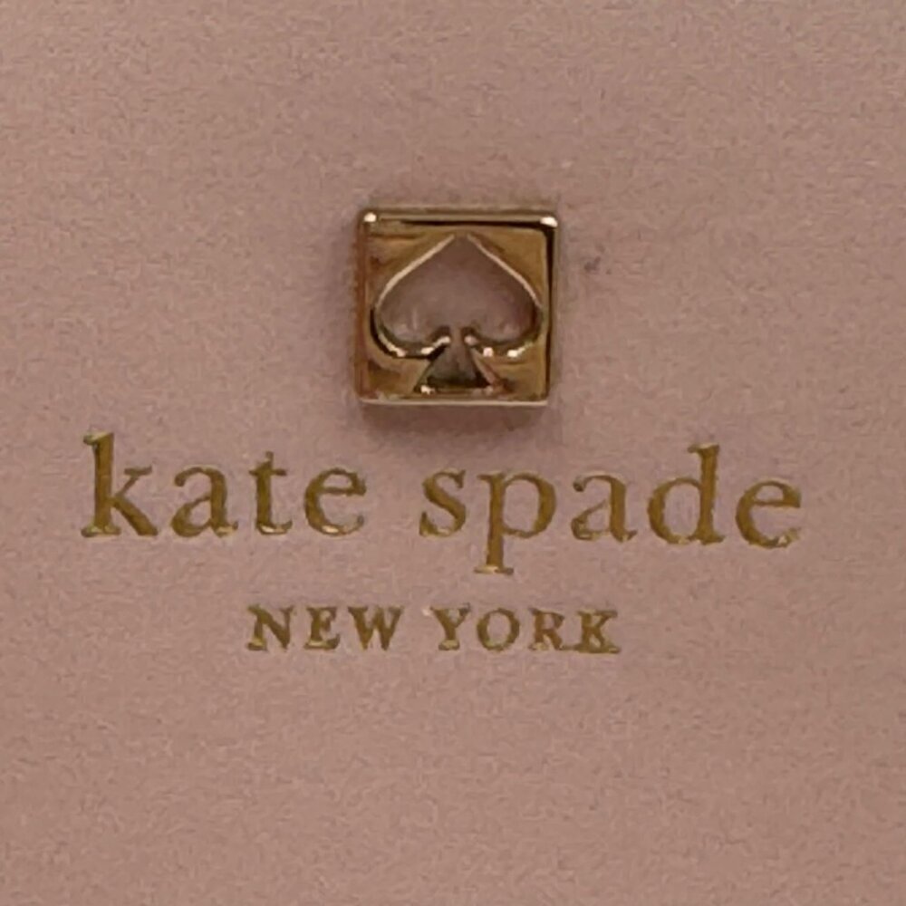 Kate Spade Large Tori Tote Soft Pink Leather Handbag With Dual Handles & Bow - Picture 7 of 12